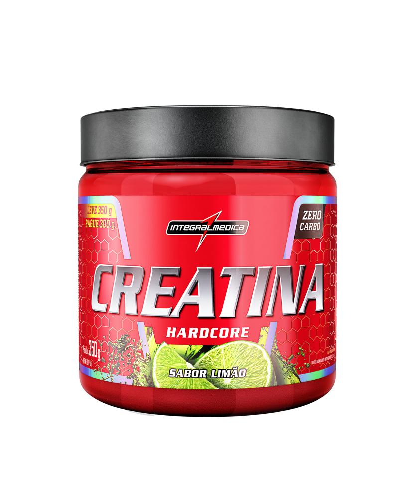 Creatina Hardcore Integralmédica 350g Sabores
