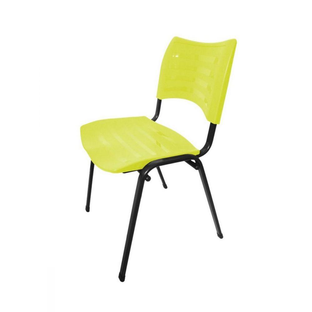 Miniatura Cadeira Empilhável Iso Linha Polipropileno Iso Amarelo