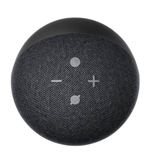 Miniatura Amazon Alexa Echo Dot 4 Geração Smart Speaker Preta Preto - 110V/220V
