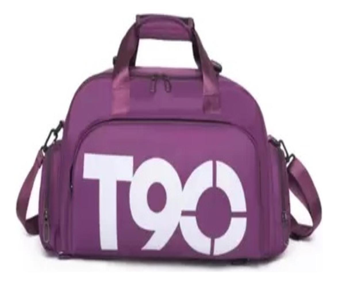 Miniatura Bolsa Mala Mochila T60 Academia Bagagem Viagem Cor Rosa Clar