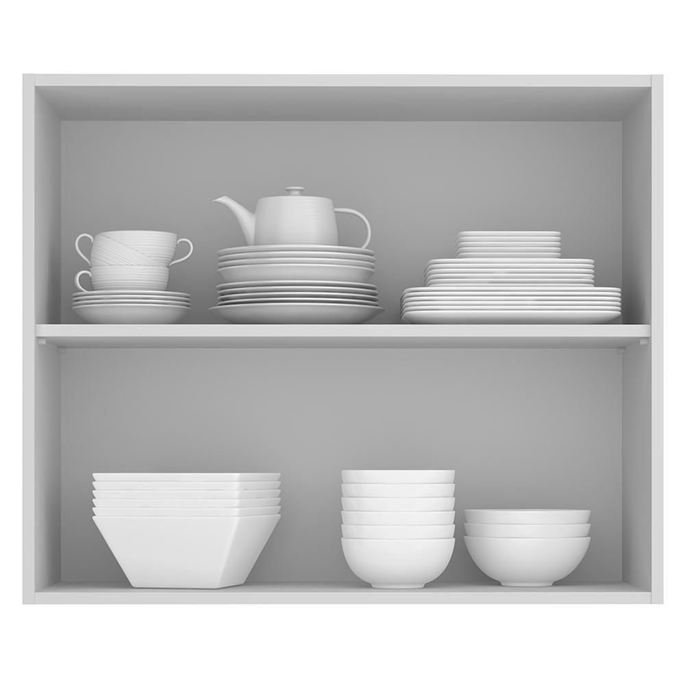 Miniatura Armário Aéreo Stella 80cm 2 Portas Branco Madesa