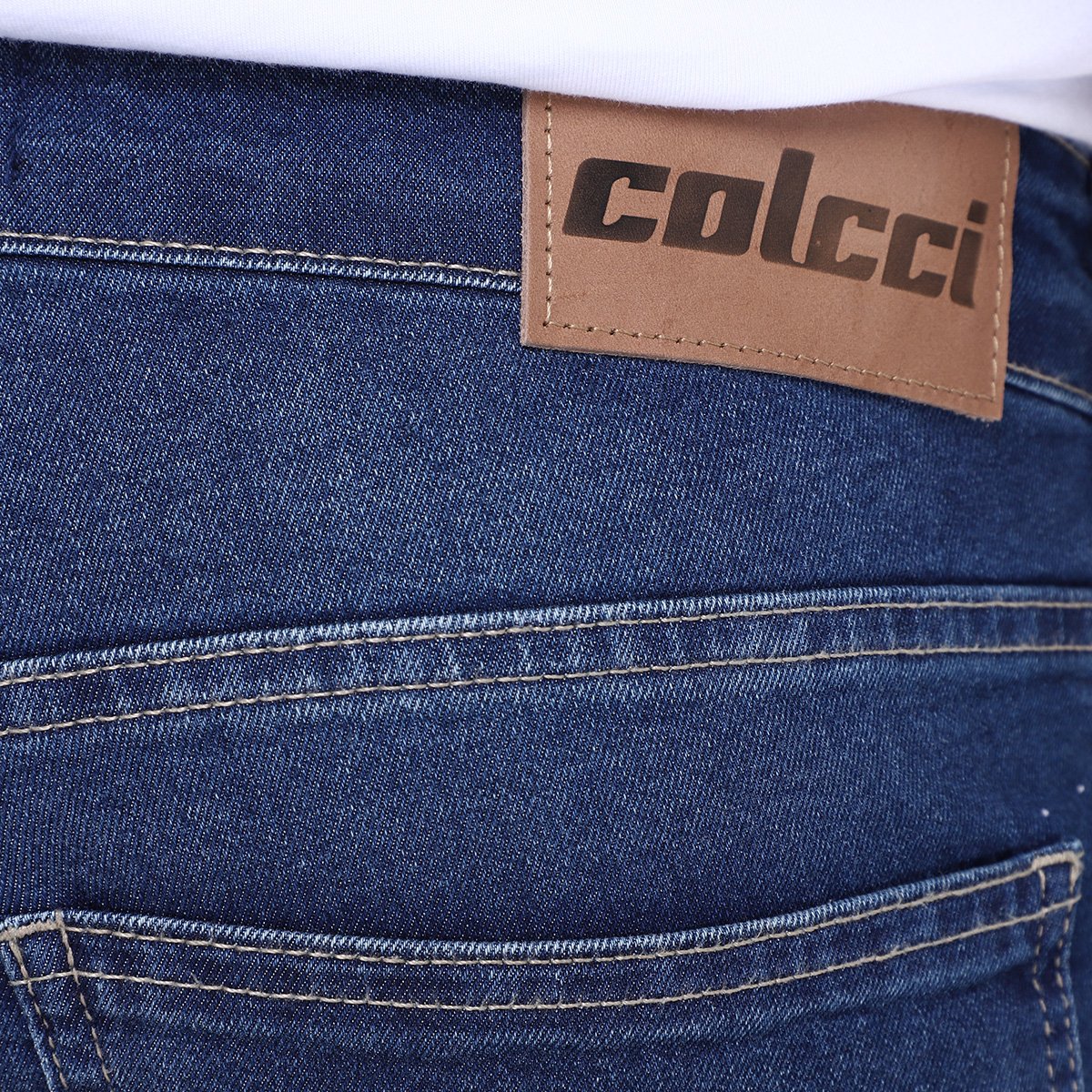 Miniatura Calça Jeans Colcci Alex Slim Masculina Azul - 38