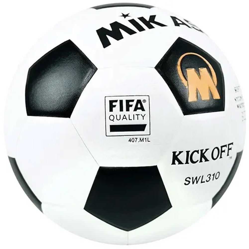 Miniatura Bola De Futevôlei Mikasa Swl310 Preta E Branca