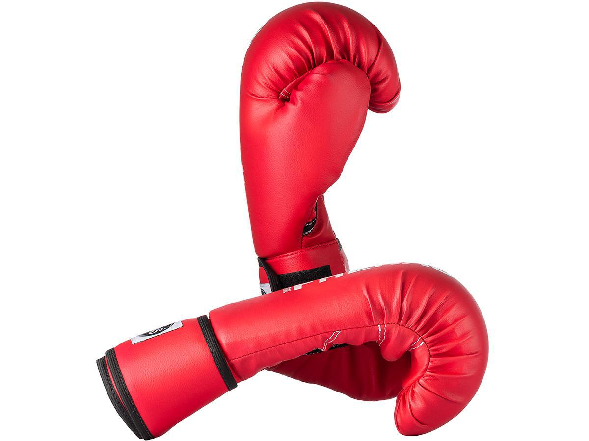 Miniatura Luva De Boxe Muay Thai Mma 08Oz Vermelha Fheras