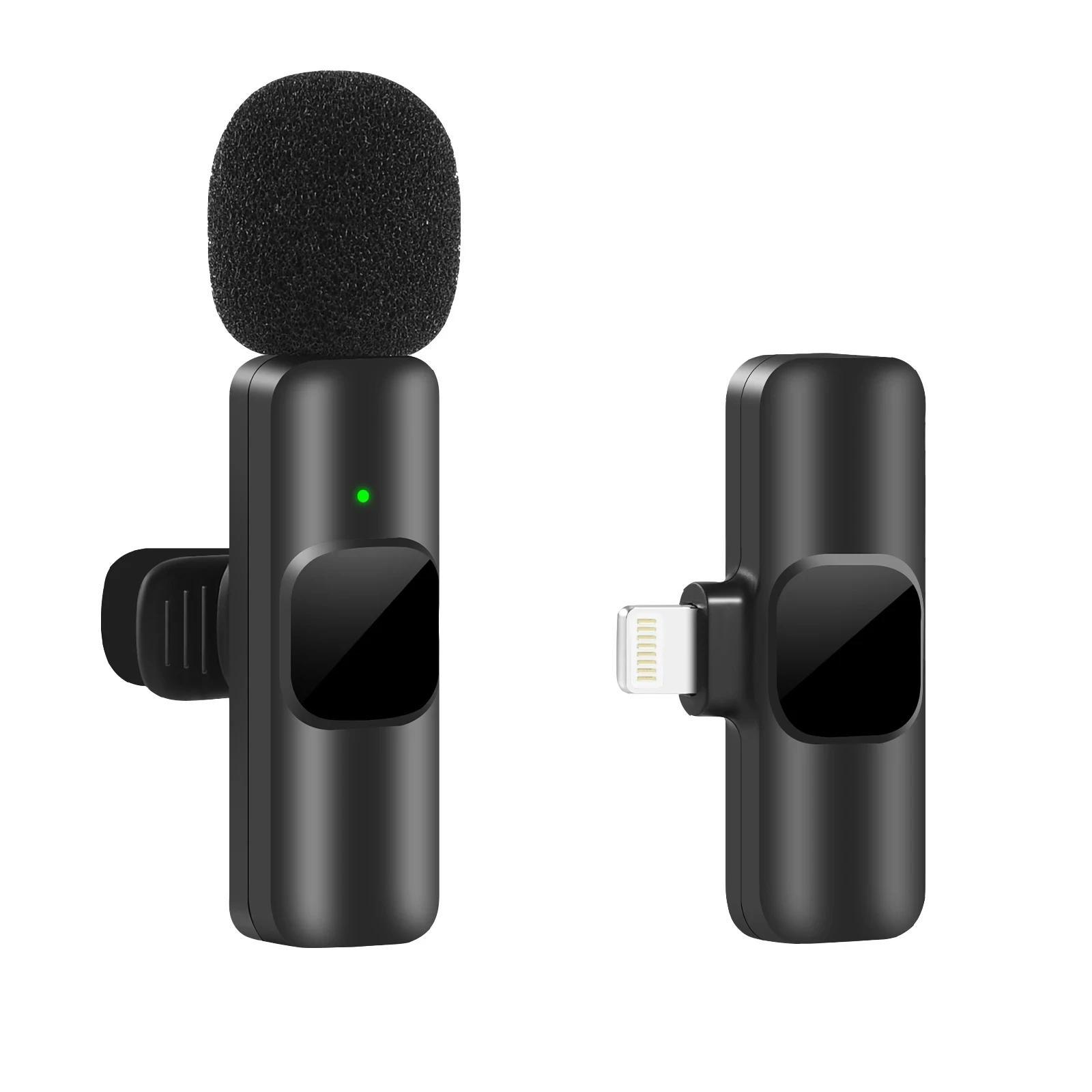 Miniatura Microfone De Lapela Sem Fio Para Streamer Influencer Live
