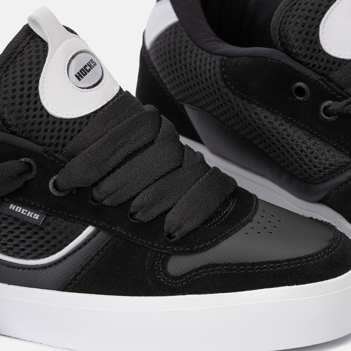 Miniatura Tênis Hocks Puff Branco+Preto - 34