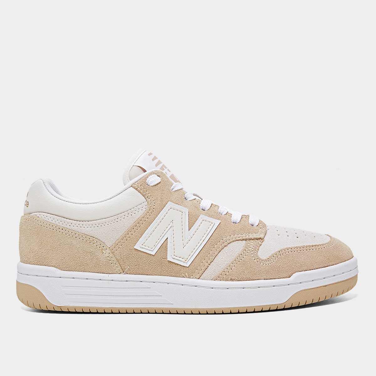 Miniatura Tênis New Balance 480 Low Masculino Bege - 38