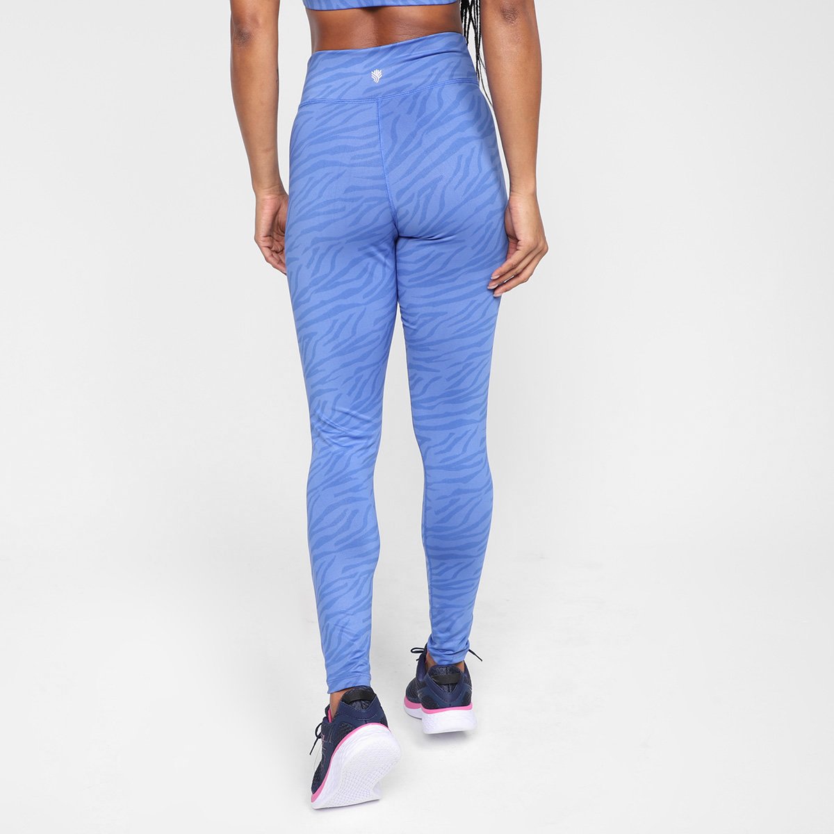 Miniatura Calça Legging Gonew Full Print Feminina Azul - G3