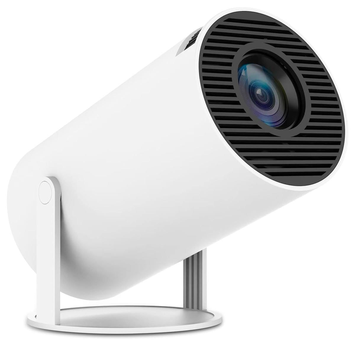 Miniatura Projetor Portátil Wifi Hd 1080P Branco Bivolt