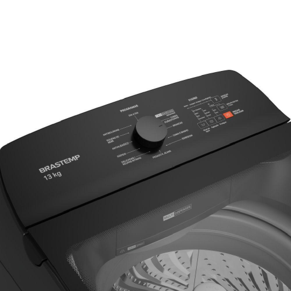 Miniatura Lavadora De Roupas Brastemp Tira Manchas Advanced 13KG 220V Platinum BWK13A9