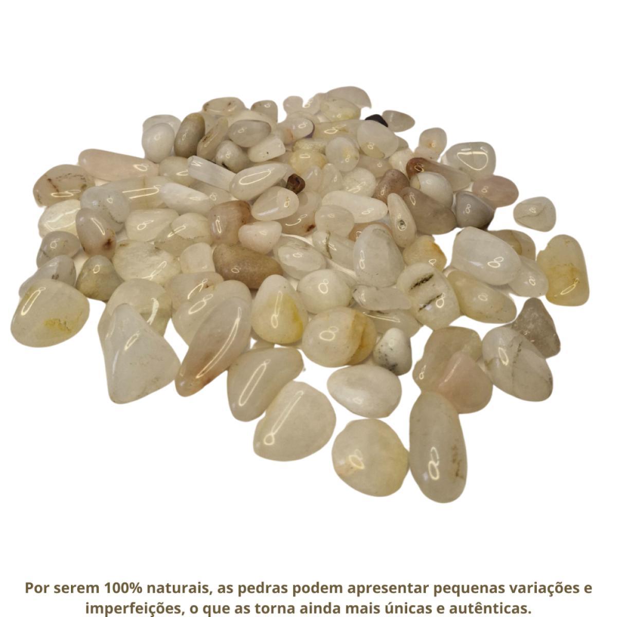 Miniatura Pedra Quartzo Leitoso 1 A 2 Cm 1 Kg Natural