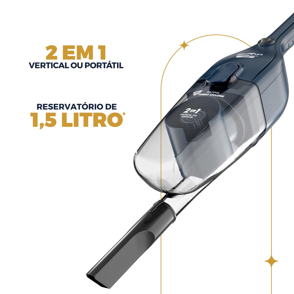 Miniatura Aspirador de Pó Vertical Britânia 2 em 1 1400W BAS30 1,5L 127V