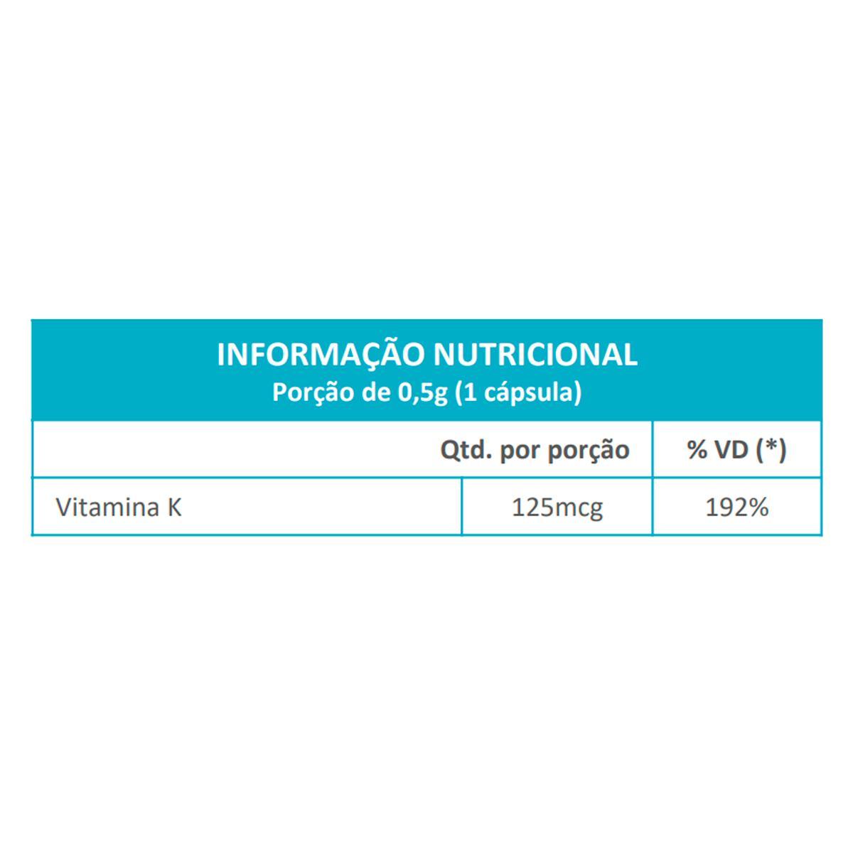 Miniatura Kit 5 Vitamina K2 Menaquingold Maxinutri 60 Cápsulas