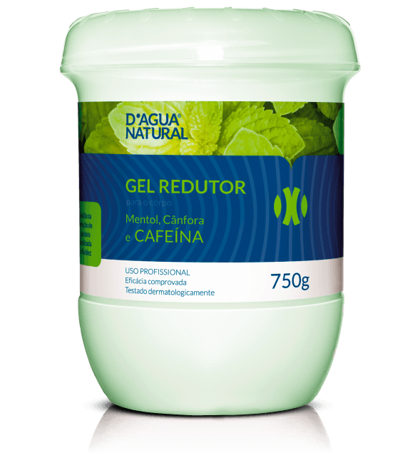 Miniatura Gel Redutor para o Corpo Mentol e Cânfora e Cafeína 750g