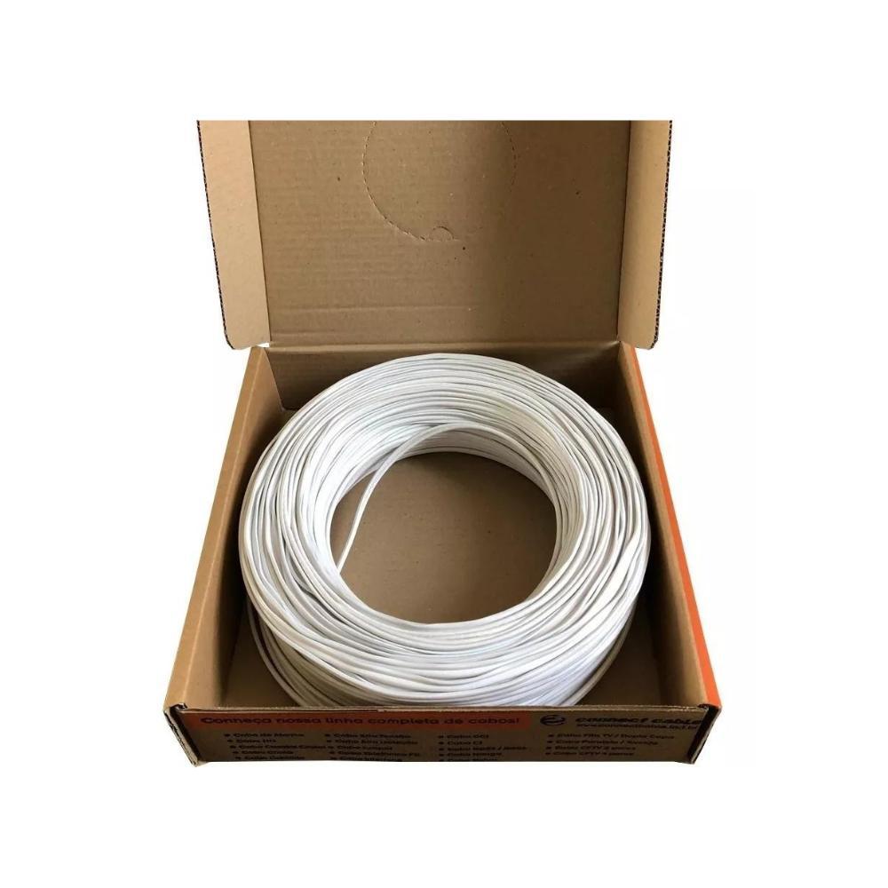 Miniatura Cabo Coaxial 4Mm Bipolar 100M Cftv-Connect Cable-P/Câmeras