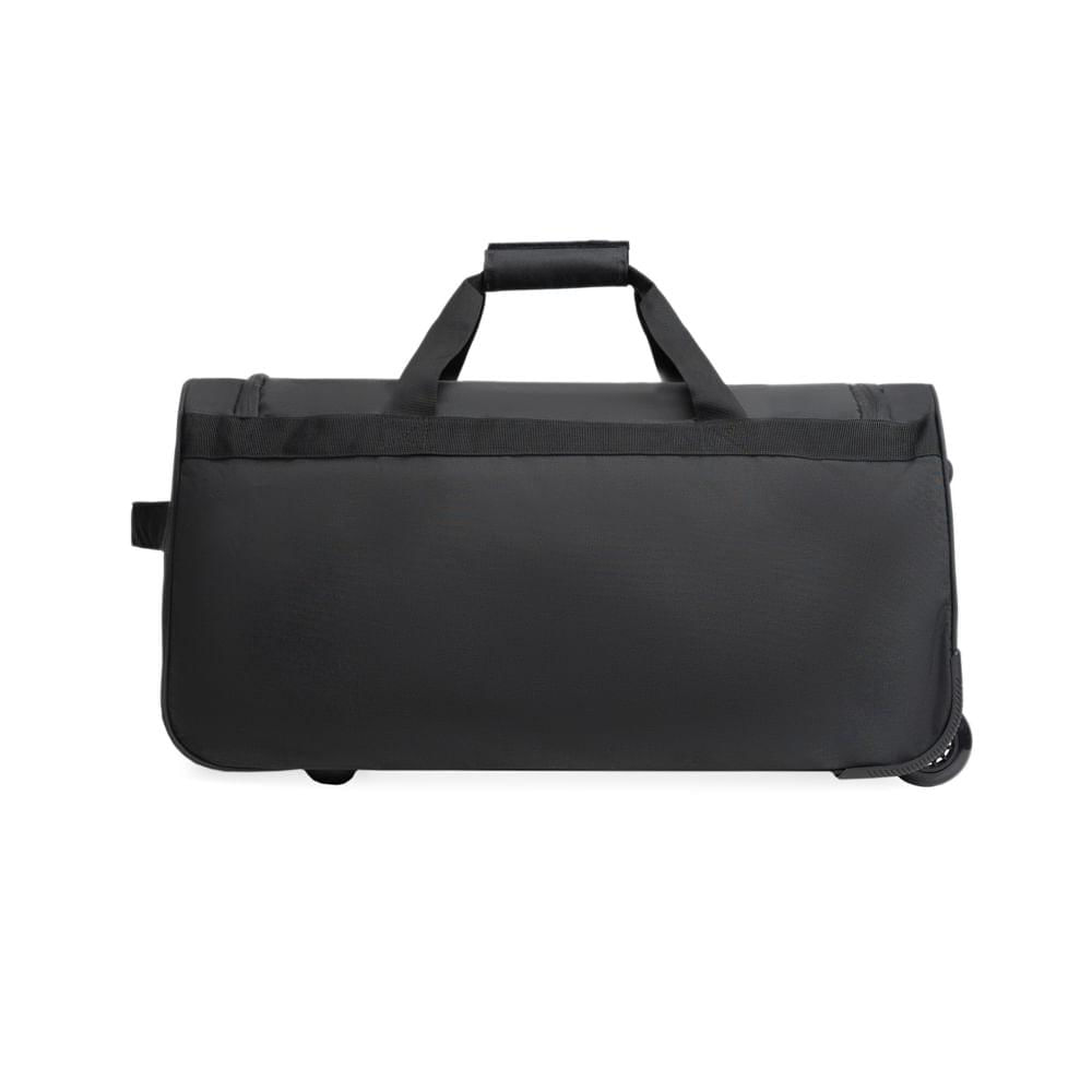 Miniatura Bolsa de Viagem Masculina de Rodinhas Grande BG Mesh Preta Preto - G