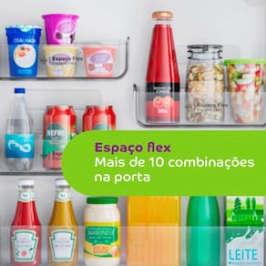 Geladeira Consul CRM56HB Frost Free Duplex com Painel Eletrônico Externo e Espaço Flex 450L - Branca 110v