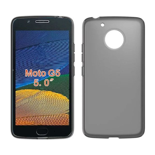 Miniatura Capa Motorola Moto G5 Xt1672 5.0 Motorola Moto G5 XT1672 - 01 capa Fume - Silicone