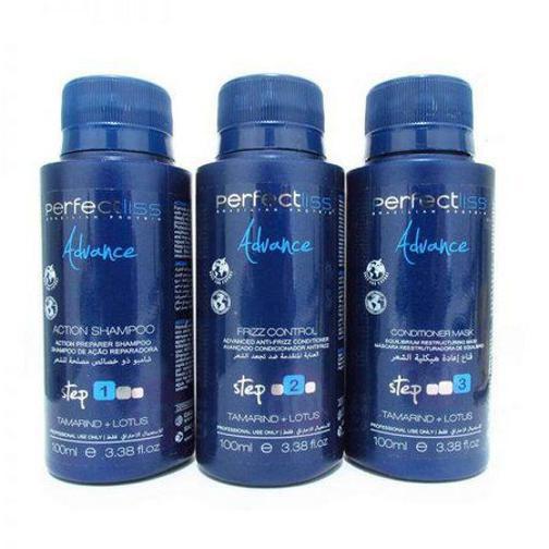 Miniatura Escova Progressiva Perfect Liss Advance Visat Hair 3X100Ml