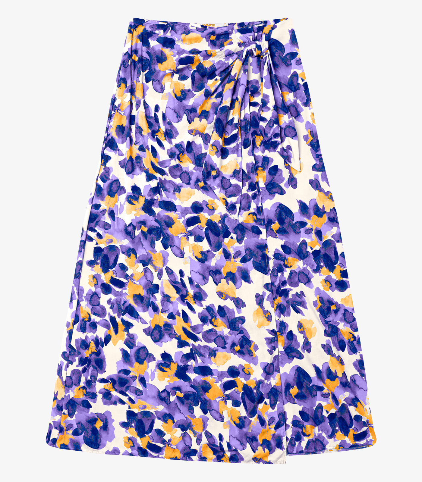 Miniatura Saia Longa Estampada Endless Roxo G