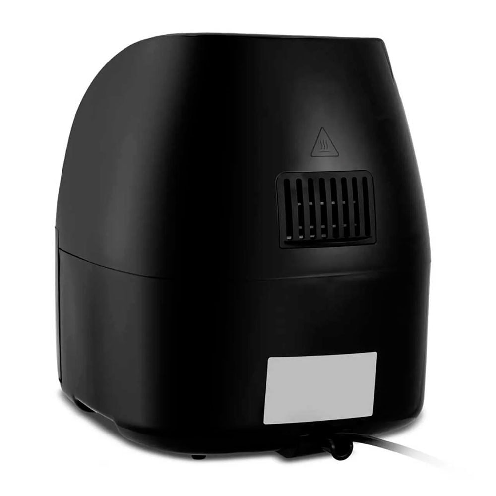 Miniatura Fritadeira Elétrica Sem Óleo Air Fryer Britânia 5.5L 1500W BFR50 Redstone com Inox Preto - 110V