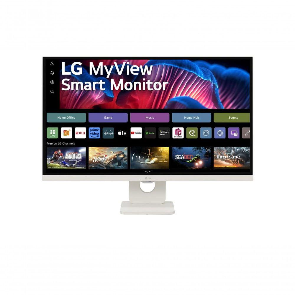 Miniatura Monitor LG Myview Smart 27SR73U-W Tela IPS 4K 27" WebOs ThinQ Home Air Play Screen Share Bluetooth