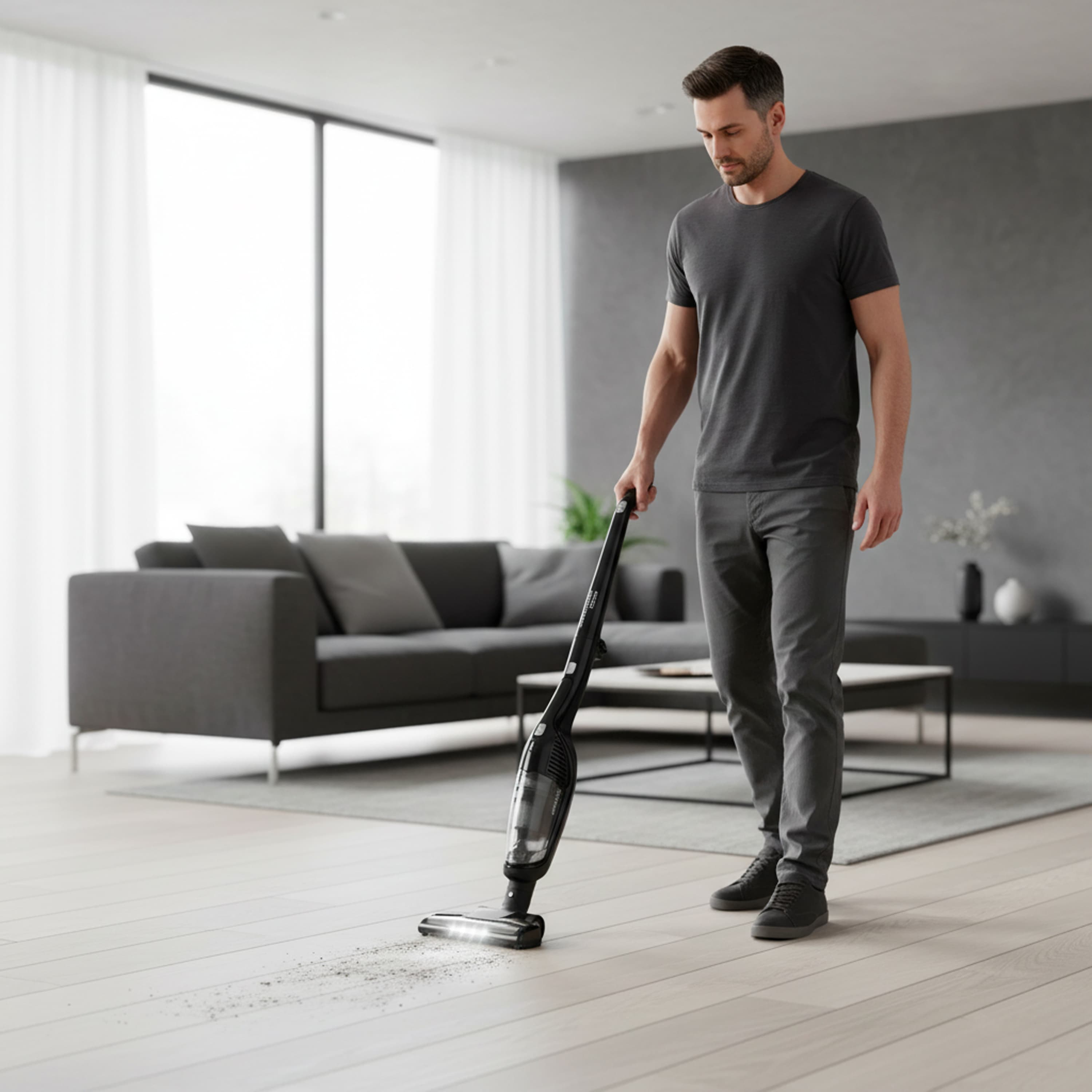 Aspirador de pó vertical sem fio 2 em 1 Ultra Clean Polishop | Bivolt