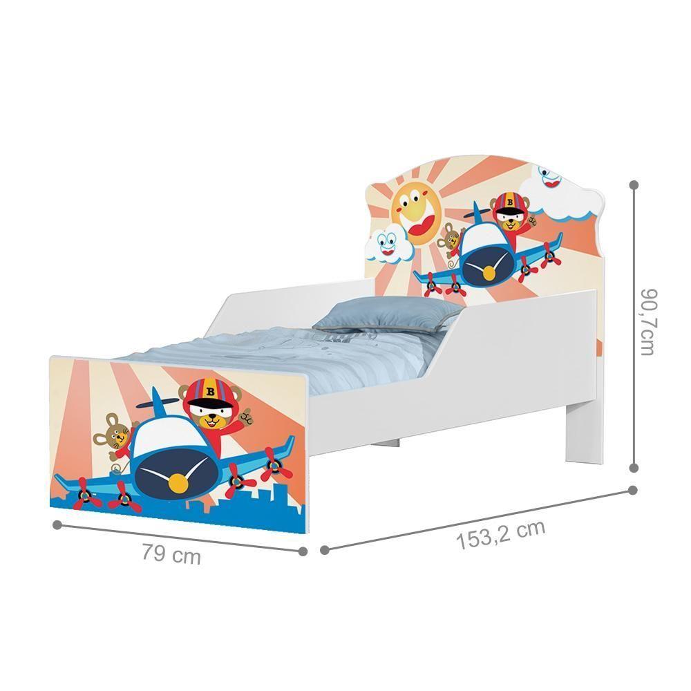 Miniatura Mini Cama Patrulha Ursinhos Com Colchão