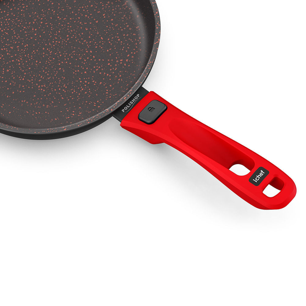 Panela Sauté Petit 20cm Ichef Ultra Polishop Shark Series - Vermelha | Ichef
