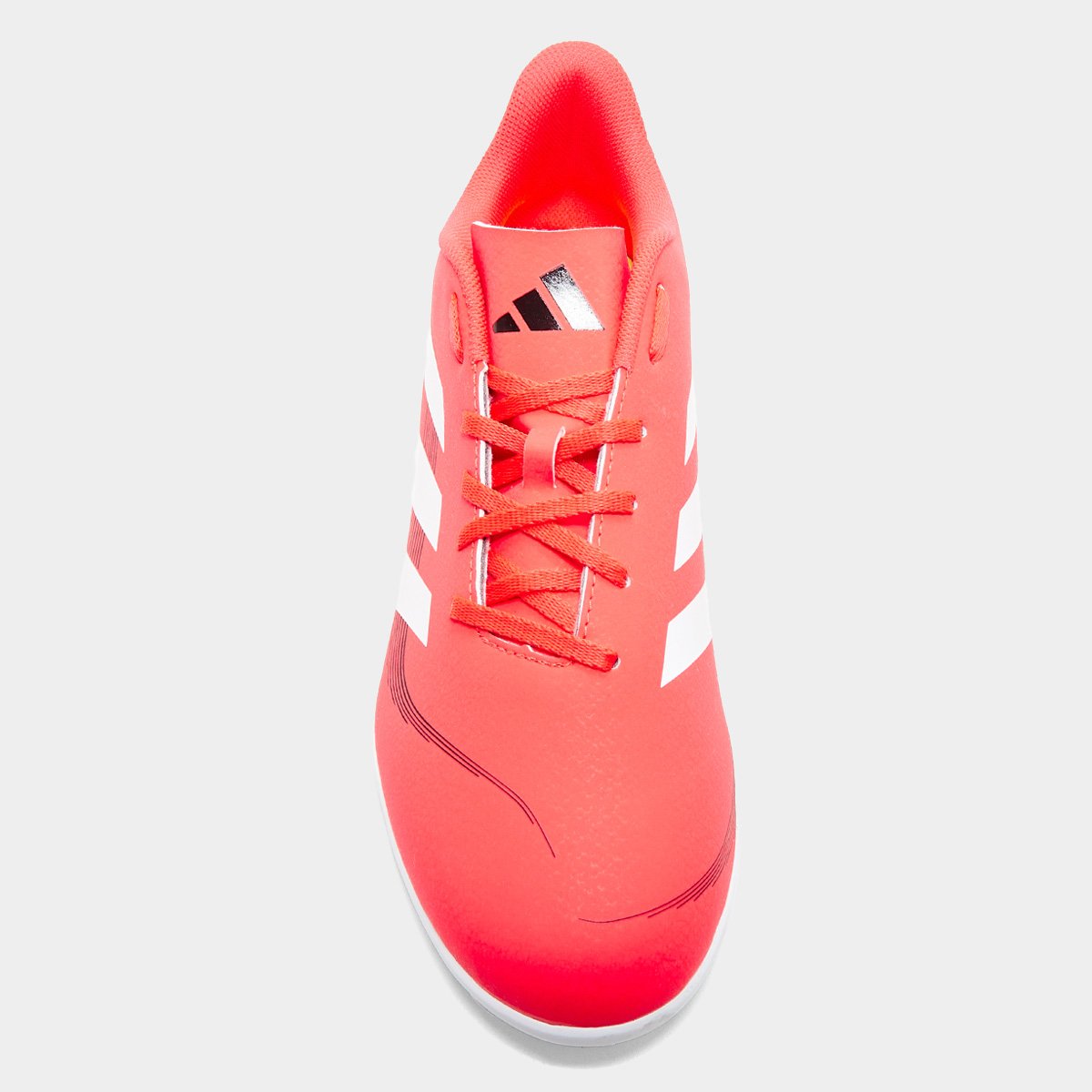 Miniatura Chuteira Society Adidas Predator Artilheira 25 Unissex Vermelho+Branco - 40