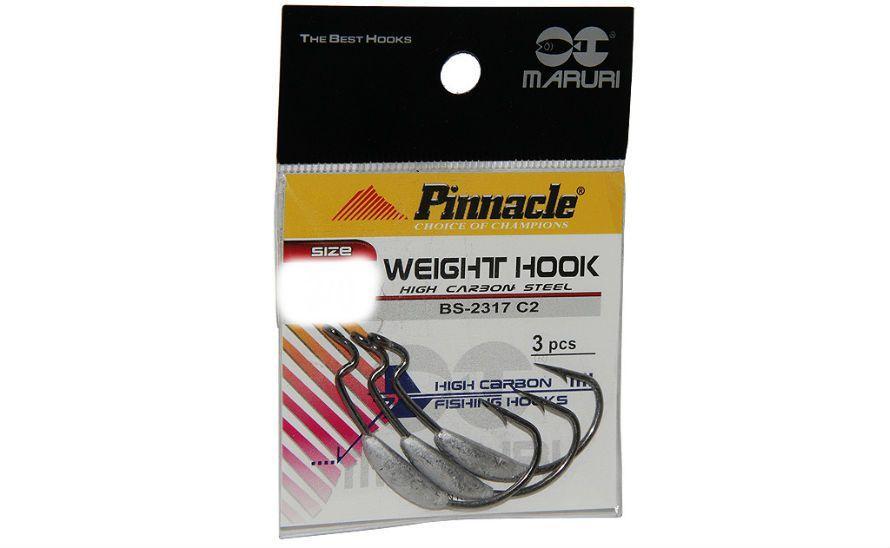 Miniatura Anzol Pinnacle Weight Hook 4/0 Com 3 Maruri