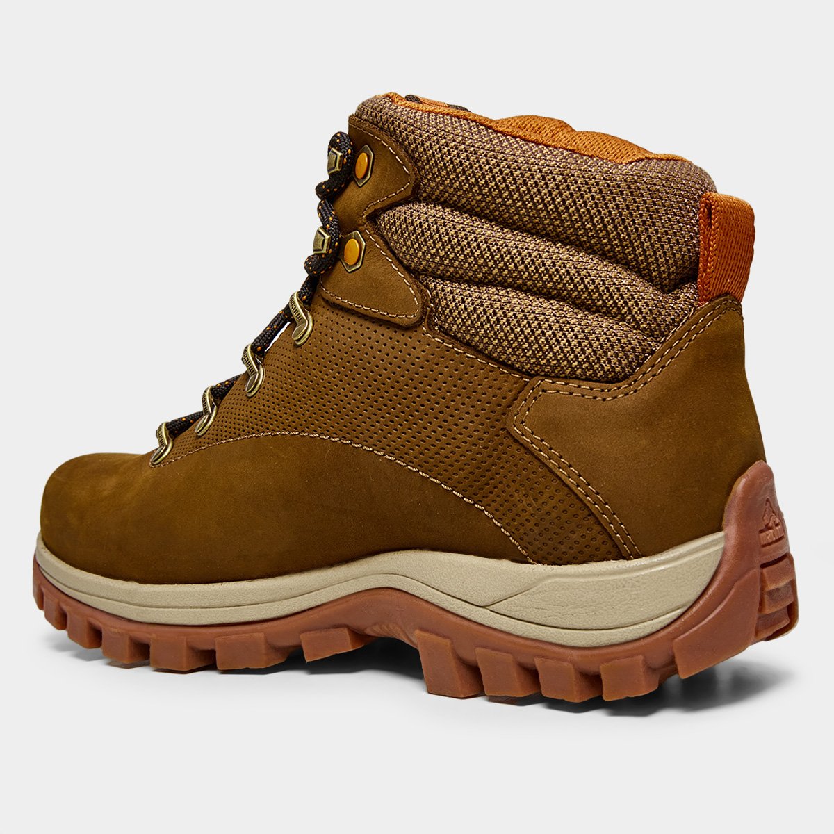 Miniatura Bota Couro Macboot Sumauma Feminina Marrom Claro - 34