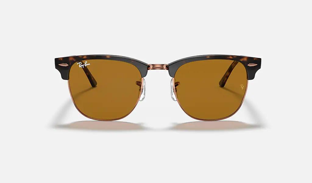 Miniatura Óculos De Sol Ray-Ban Clubmaster Rb3016 1309/33 51 Havana