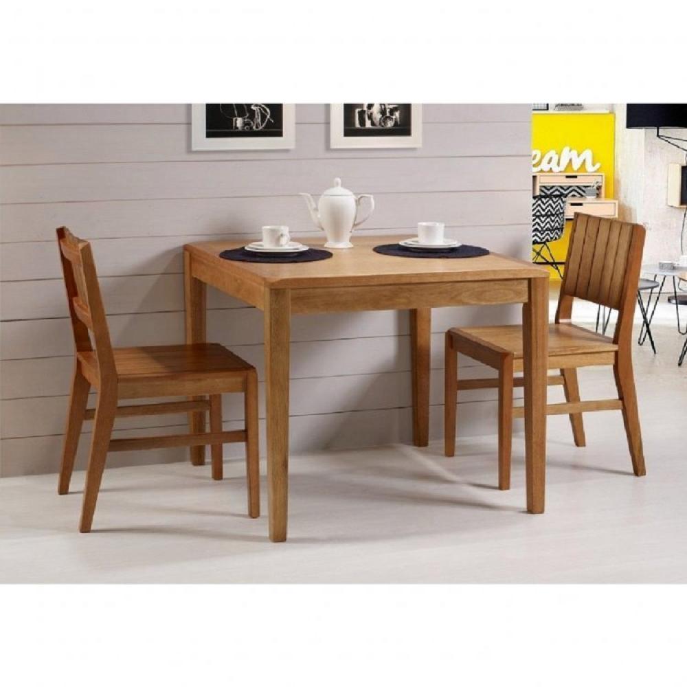 Conjunto Mesa de Jantar Angra 90 cm com 4 Cadeiras Mel