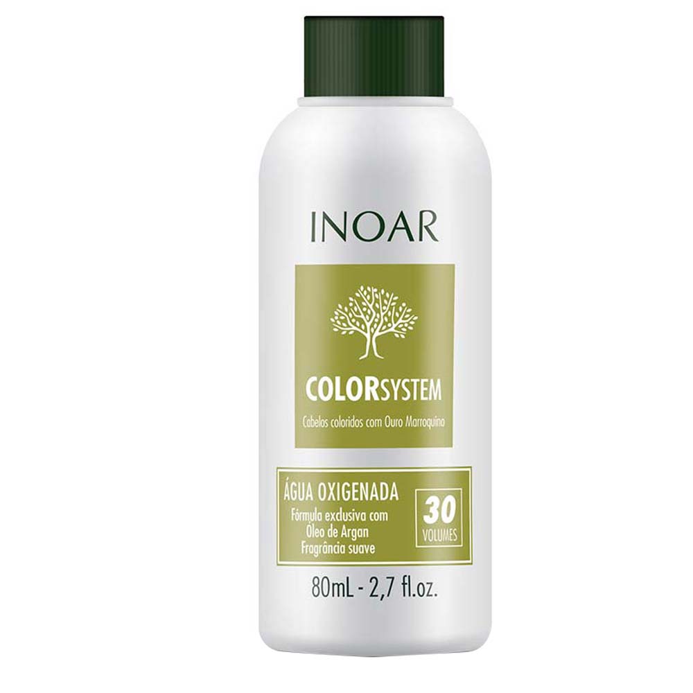 Miniatura Agua Oxigenada Inoar Color System - 30 Volumes 80ml