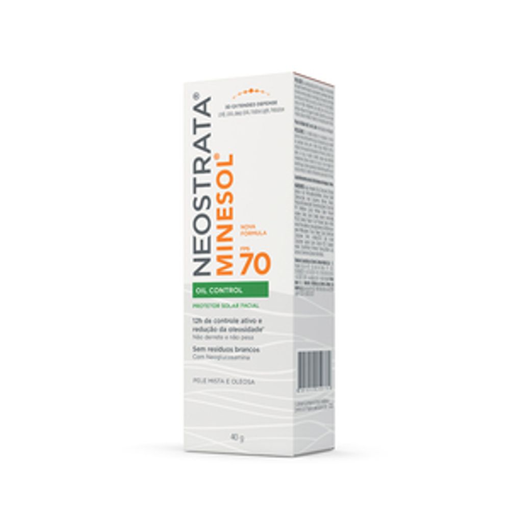 Miniatura Protetor Solar Facial NeoStrata Minesol Oil Control FPS 70 40g