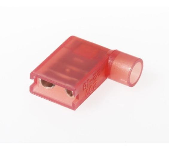 50Un Kit Terminal Elétrico Bandeira Fêmea Isolado 0,5 A 6Mm