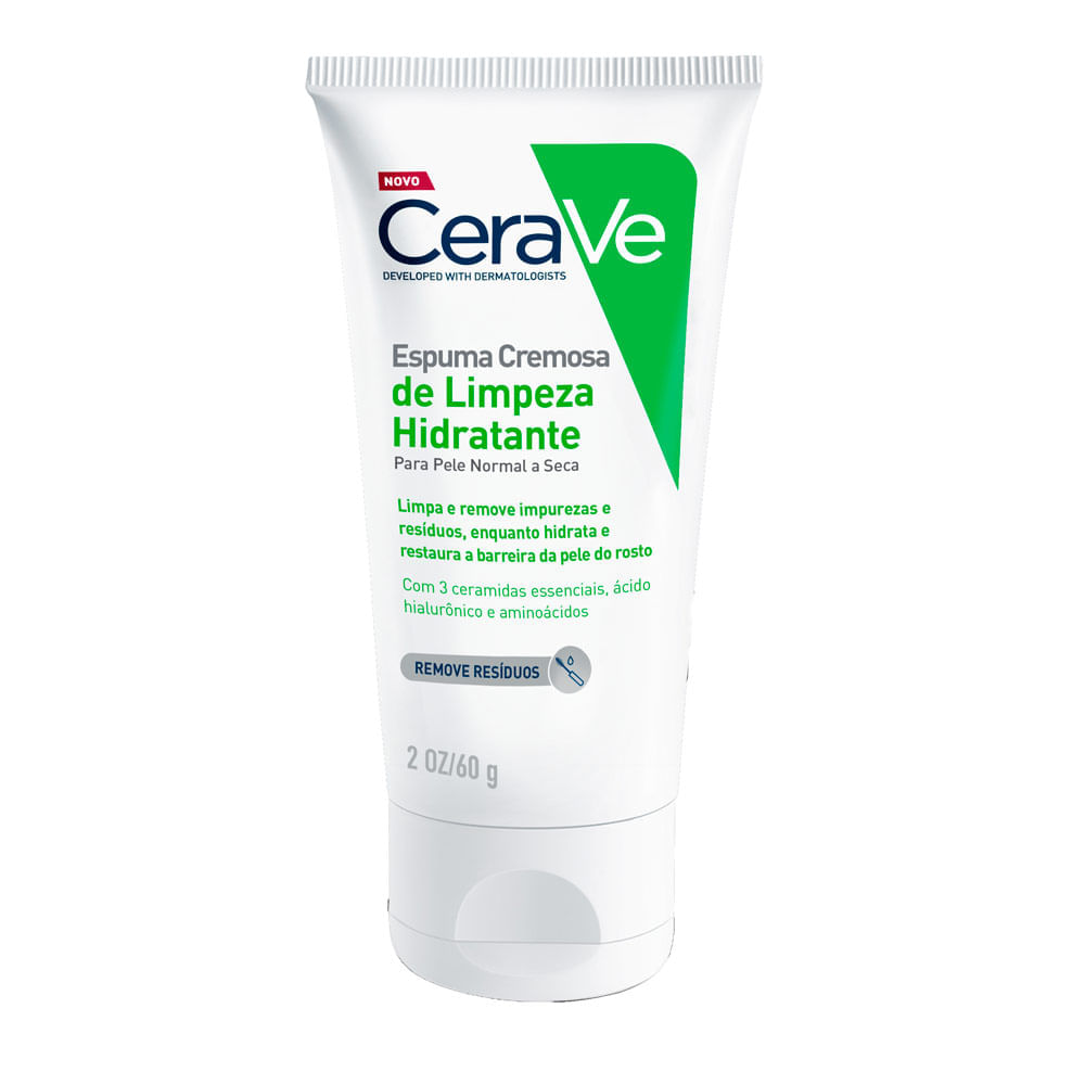 Miniatura CeraVe Espuma Cremosa de Limpeza Hidratantel 60g CeraVe Espuma Cremosa de Limpeza Hidratante 60g
