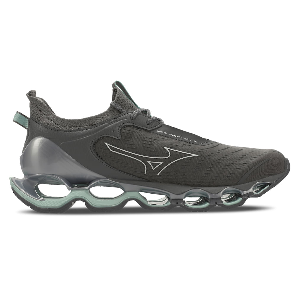 Miniatura Tênis Mizuno Wave Prophecy 14 Cinza - 34
