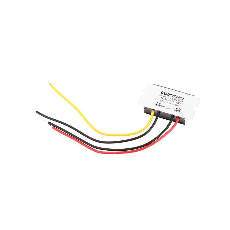 Miniatura Conversor Tensao Regulador Voltagem Dc/Dc 24V P/12V 5A 60W
