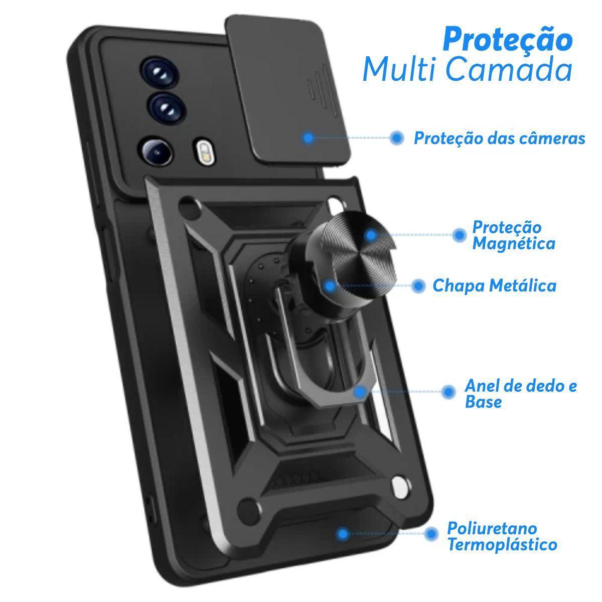 Miniatura Capa Capinha Case Para Xiaomi Mi 13 Lite - Protetora Militar