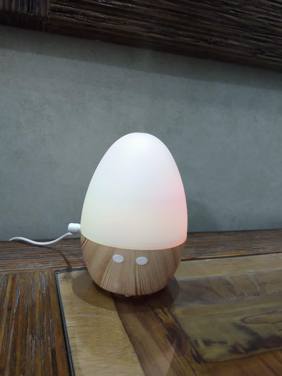Aromatizador Umidificador Aromaterapia Tipo Ovo Com Leds