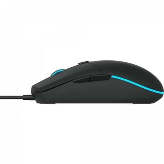 Miniatura Combo Teclado + Mouse Gamer Rgb Rainbow Ranger Grafite Fort