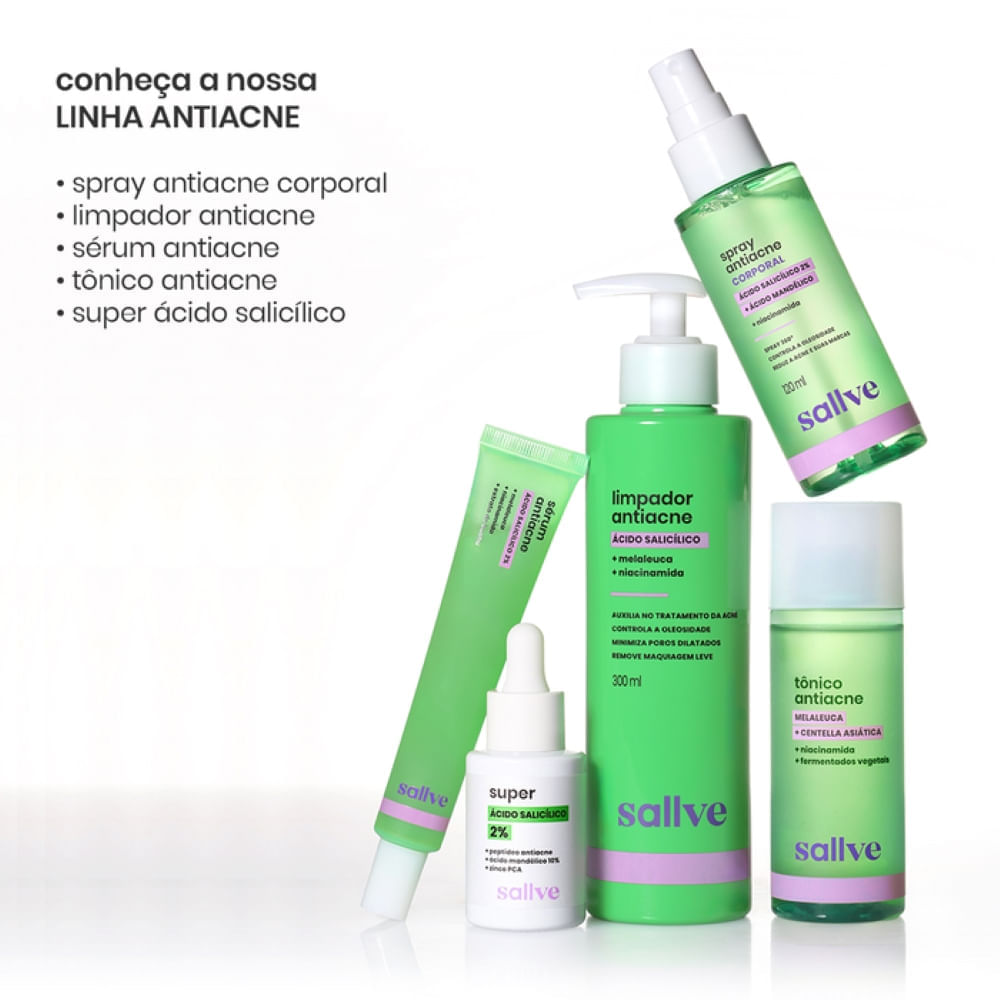Miniatura Spray Antiacne Corporal Sallve 120ml