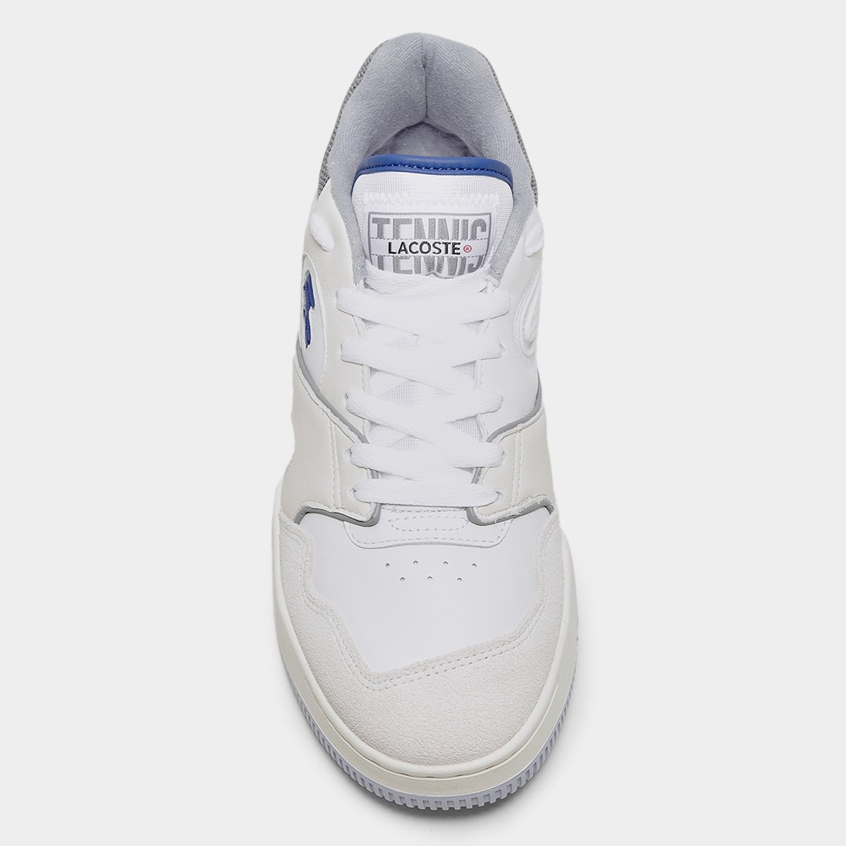Miniatura Tênis Lacoste Line Shot Masculino Branco+Cinza - 38