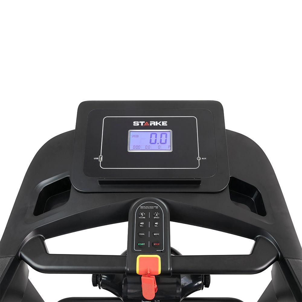 Miniatura Esteira Ergométrica Starke Home Sh 3.5 C/ Massageador E Inclinação Motor Dc 3hp Até 14km/h 220v