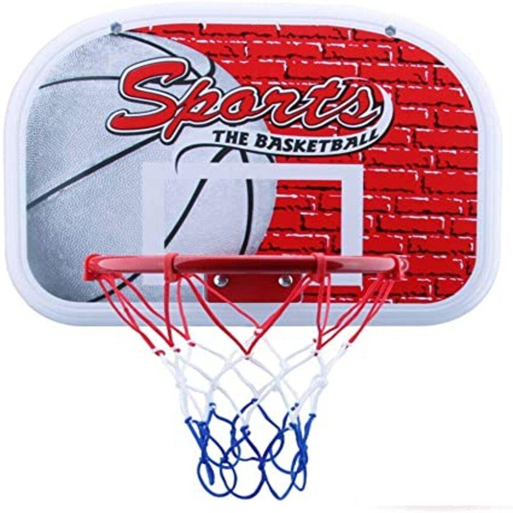 Miniatura Cesta Tabela Basquete Infantil 40cm Retratil Aro Mini Rede Porta Parede Jogo Esporte Diversao