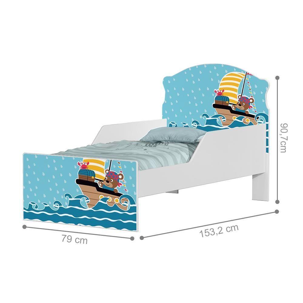 Miniatura Mini Cama Ursinhos Pirata Com Colchão