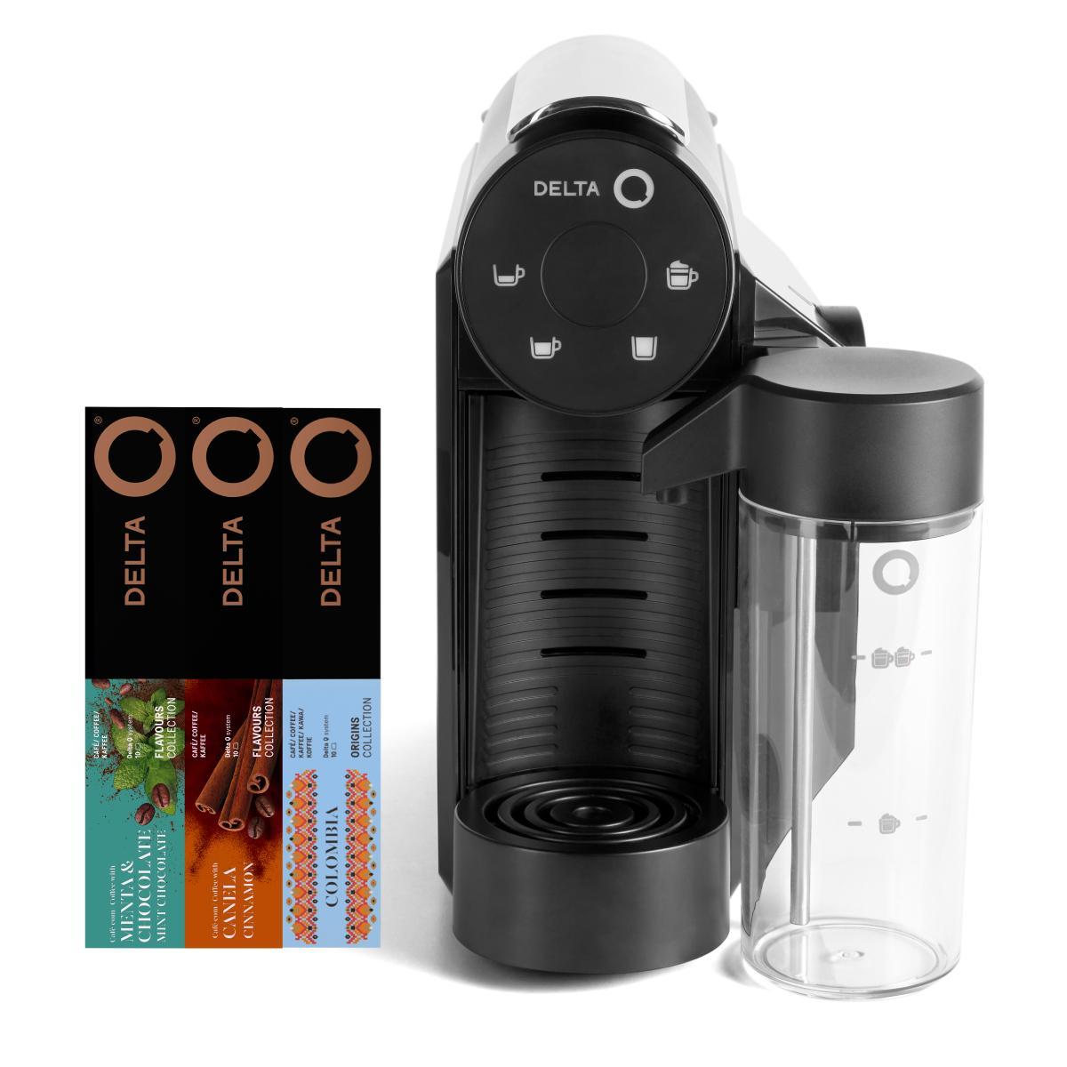 Kit Cafeteira Mini Milk Delta Q + 30 Cápsulas Café Expresso