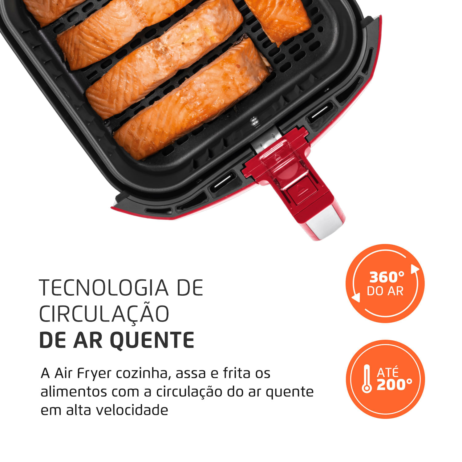 Fritadeira Air Fryer 5 Litros AFN-50-RI Mondial 127V